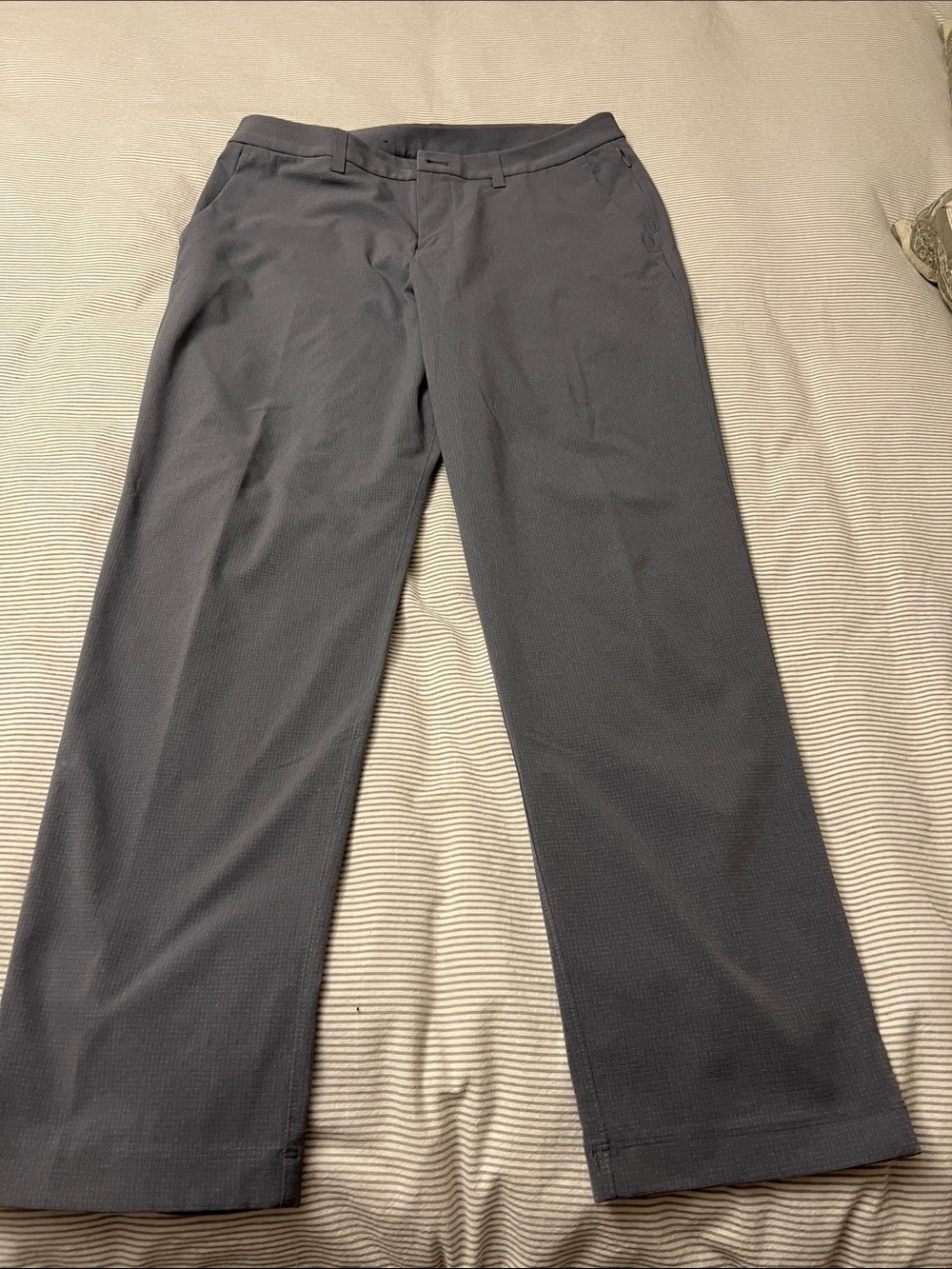 lululemon athletica Men's Dark Gray Dress Pants - Straight Leg